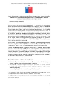 Bases técnicas - Modelo programa de Diagnóstico Ambulatorio (DAM) 2023