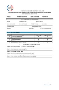 Informe de supervisión horario no hábil 2023. Línea de cuidado alternativo residencial: proyectos ejecutados directamente o por colaboradores acreditados