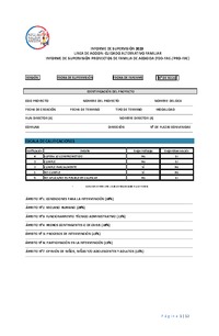Informe de supervisión 2023. Línea de acción: cuidado alternativo familiar  informe de supervisión proyectos de familia de acogida (FDD-FAE-/PRO-FAE)