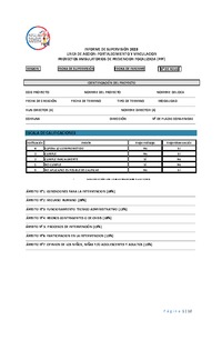 Informe de supervisión 2023. Línea de acción: fortalecimiento y vinculación   proyectos ambulatorios de prevención focalizada (PPF)