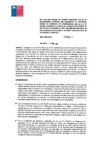 Resolución Exenta N° 000010 del 14 de febrero del 2022: Resuelve convocatoria para obtener la autorización de Evaluador Externo para Ejecutar el programa de adopción que indica.