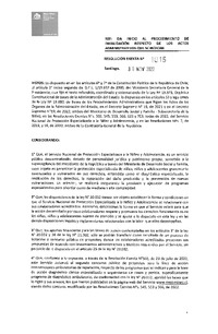 Resolución Exenta N° 1015