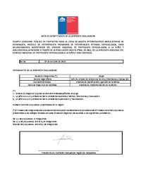 Acta de constitución de la comisión evaluadora