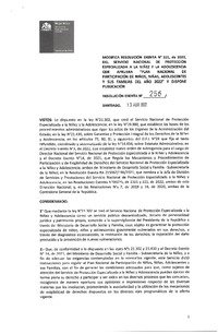 Resolución Exenta N° 256