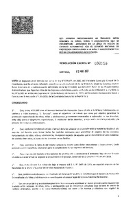 Resolución Exenta N° 150