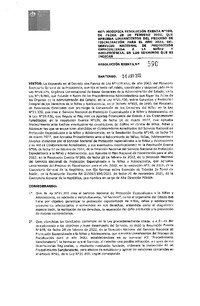 Resolución Exenta N°590 del 30 de agosto de 2022 que modifica la resolución exenta N°100, de fecha 28 de febrero 2022, que aprueba lineamientos del proceso de fiscalización para el año 2022, del Servicio Nacional de Protección Especializada a la Niñez y Adolescencia, en los términos que se indica