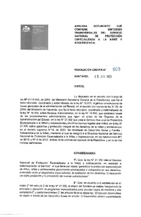 Resolución Exenta N° 605