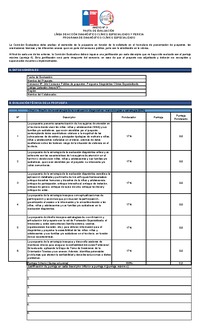 Anexo N°3. Pauta de evaluación. Línea de acción Diagnóstico Clínico Especializado y pericia programa de Diagnóstico Clínico Especializado