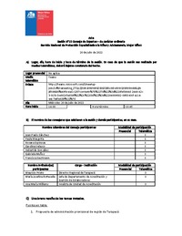 Acta Sesión N°15 Consejo de Expertos - de carácter Ordinaria