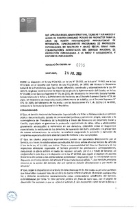 Resolución Exenta N° 795