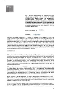 Resolución Exenta N° 1135