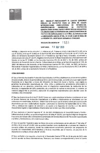 Resolución Exenta N° 1133