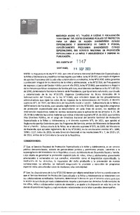 Resolución Exenta N° 1147