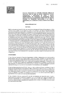 Resolución Exenta N° 1021