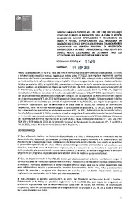 Resolución Exenta N° 1149
