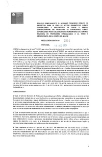 Resolución Exenta N°916 del 18 de agosto de 2023 que resuelve parcialmente el segundo concurso público de proyectos para la línea de acción Diagnóstico Clínico Especializado y seguimiento de casos y pericia, específicamente del Programa de Diagnóstico Clínico Especializado para colaboradores acreditados del Servicio de Protección en la región del Maule