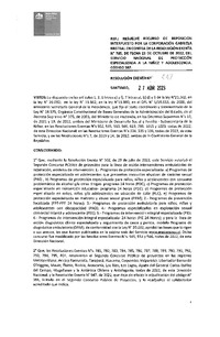 Resolución Exenta N°447