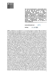 Resolución Exenta N°672