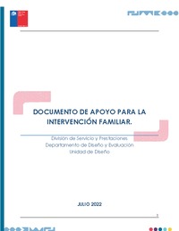 Documento de apoyo para la intervención familiar