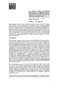 Resolución Exenta N°445