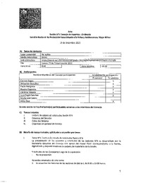 Acta Sesión N°5 Consejo de Expertos Ordinaria