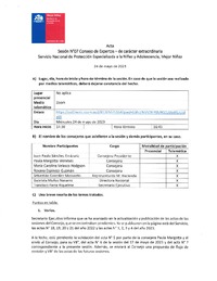 Acta Sesión N°7 Consejo de Expertos Extraordinaria