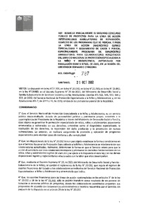 Resolución Exenta N° 787