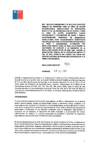 Resolución Exenta N°806