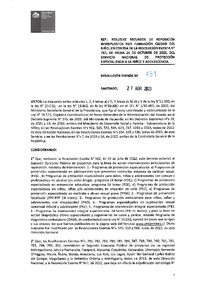 Resolución Exenta N°451