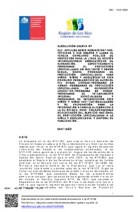 Resolución Exenta N° 040