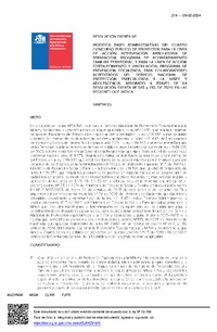 Resolución Exenta Nº214 que modifica bases administrativas del Cuarto Concurso público de proyectos para la línea de acción intervención ambulatoria de reparación, programa de acompañamiento familiar territorial, y para la línea de acción fortalecimiento y vinculación, programa de prevención focalizada, para colaboradores acreditados del Servicio Nacional de Protección Especializada a la Niñez y Adolescencia, aprobado a través de la resolución exenta N° 045 y 130, de 2024, en las regiones que indica
