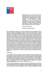 Resoluciones Exentas que designan integrantes de la Comisión de Apertura y Admisibilidad de las propuestas Quinto Concurso Público de Proyectos