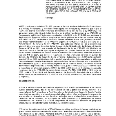 Resolución Exenta N°386, de 2024, que resuelve parcialmente en la región de Coquimbo, el Cuarto Concurso Público de Proyectos 2023