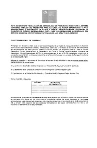 Actas de apertura Séptimo Concurso Público de Proyectos 2024