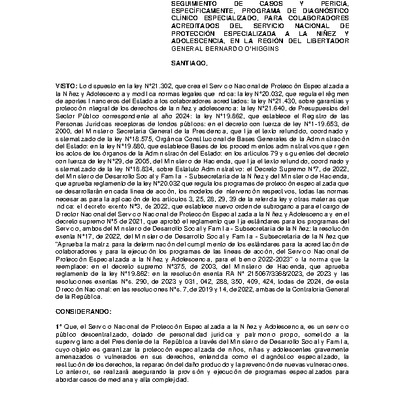 Resolución Exenta Nº459 que resuelve parcialmente el Segundo Concurso Público de Proyectos 2024 en la región de