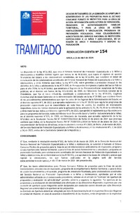 Resoluciones Exentas que designan integrantes de la Comisión de Apertura y Admisibilidad de las propuestas Octavo Concurso Público de Proyectos 2024