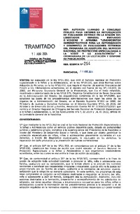Resolución Exenta N°254