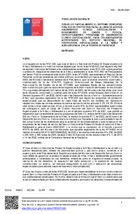 Resolución Exenta Nº544 que resuelve parcialmente el Séptimo Concurso Público de Proyectos para la línea de acción Diagnóstico Clínico Especializado en la Región de Tarapacá