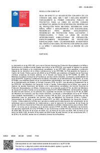Resolución Exenta Nº655 que deja sin efecto la adjudicación conjunta de los códigos 1482, 1483, 1486 y 1487 y declara desierto parcialmente dicho concurso en la región de Los Lagos