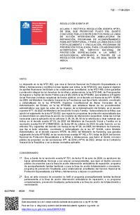 Resolución Exenta Nº722
