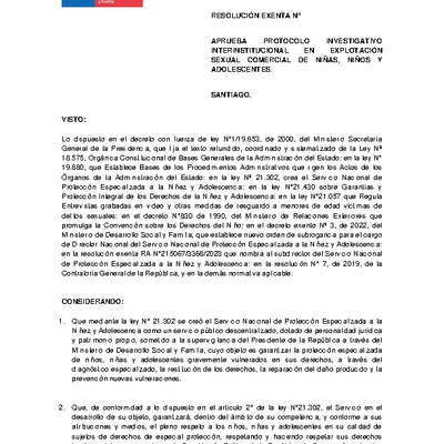 Resolución Exenta Nº753