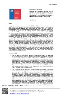 Resolución Exenta Nº765