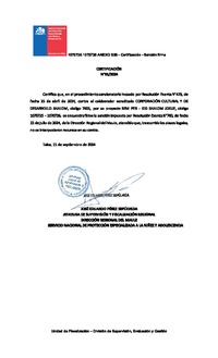 Certificación N°1-2024 y REX N°760 Corporación Cultural y de Desarrollo Shalom - REM Hogar Kids Shalom Josué – Maule
