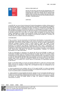 Resolución exenta N°1400