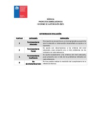 Rúbrica ambulatorio 2025