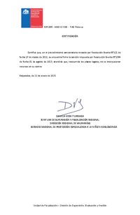   REX 1364-2023 y Cert. firme 22-01-2025_ Amonestación Escrita_Terciarios Capuchinos_FAE Petorca_Valparaíso