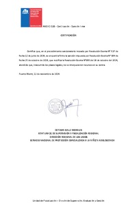 Sanción Firme- ONG Proyecta - PPF HUIHUEN