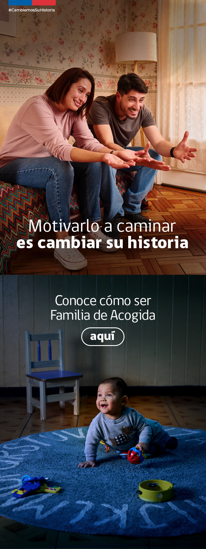 Motivarlo a caminar es cambiar su historia - Conoce cómo ser Familia de Acogida aquí