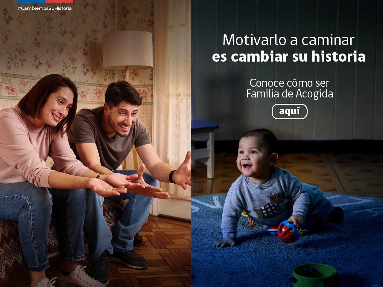 Motivarlo a caminar es cambiar su historia - Conoce cómo ser Familia de Acogida aquí