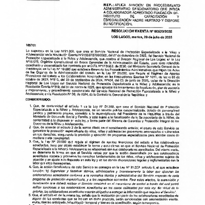 Sanción Firme - Fundación ICEPH- REM PER CASA CUMBRES LOS LAGOS